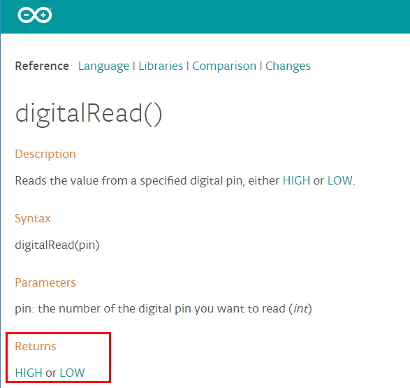 digitalread referencia arduino