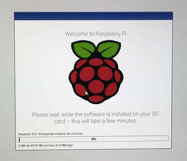 arrancar raspberry pi