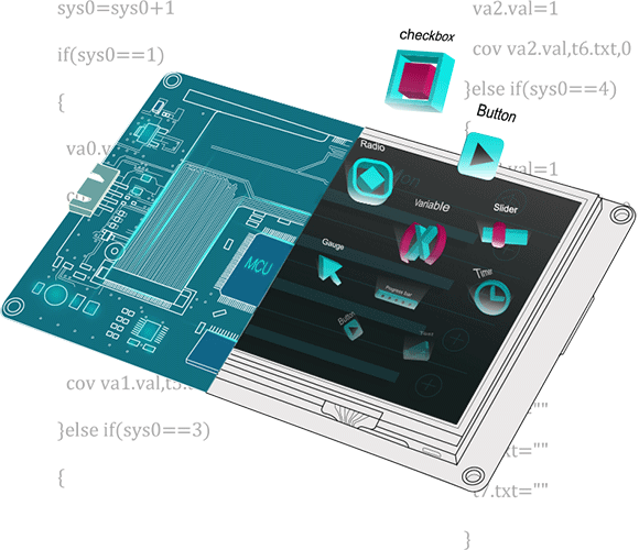 pantalla TFT nextion