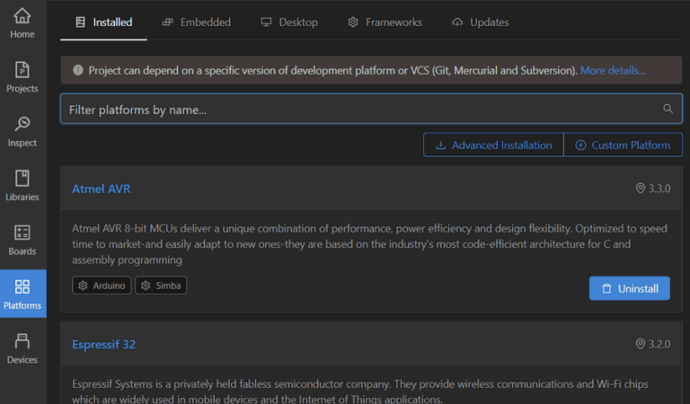 Como instalar y usar PlatformIO IDE