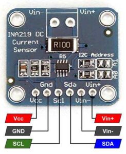 Leory 3.0-5.5V CJMCU-219 INA219 I2C Módulo de sensor de corrente atual