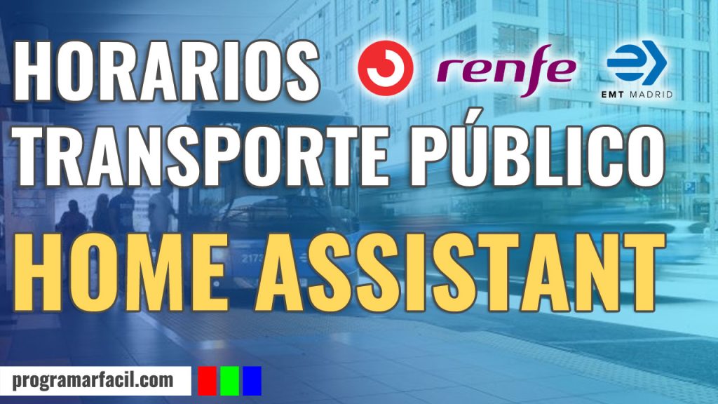 gtfs horarios transporte público en Home Assistant